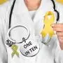 CENWA Endo Awareness Jewelry One in Ten Keychain 1 in 10 Endometriosis Gift for Infertility Mom CENWA Endo Awareness Jewelry One in Ten Keychain 1 in 10 Endometriosis Gift for Infertility Mom