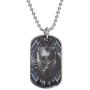 Marvel Black Panther Mens Stainless Steel Dog Tag Pendant, 20''