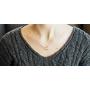 Rosa Vila Dopamine Molecule Necklace For A Good Start Of The New Year, Ideal For Chemistry Gifts, Biology Gifts, Psychology Gifts In Science Jewelry