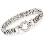Ross-Simons Sterling Silver Medium Byzantine Bracelet