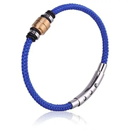 Nautical Braided Rope Bracelet for Men Women, Inspirational Cuff Wristband Bracelets, Sailing Rope Bracelet with Adjustable Clasp Inner Size 7.0-8.0 Inches Nautical Braided Rope Bracelet for Men Women, Inspirational Cuff Wristband Bracelets, Sailing Rope Bracelet with Adjustable Clasp Inner Size 7.0-8.0 Inches