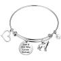 FAADBUK Funny Wolf Bracelet Animal Lover Gift Just A Girl Who Loves Wolves Jewelry Bracelet Wolf Lover Gift Wolf Jewelry