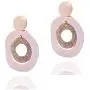 Grasiue: Rose Gold Round Europe Crystal Drop Earring, Christmas party, feast, dating, daily.