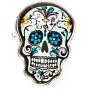 MRCUFF Skull Day of The Dead Dia de Los Muertos Pair Cufflinks in a Presentation Gift Box & Polishing Cloth