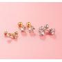 21Pcs 16G Silver/Gold Cartilage Earrings for Women/Men//Boys/Girls - Tragus Jewelry Set with Cubic Zirconia and Surgical Steel