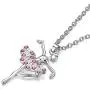 ELOI Little Girl Necklace Light Pink Ballet Recital Gifts Ballerina Dance Necklaces Girls Jewelry 16 inch ELOI Little Girl Necklace Light Pink Ballet Recital Gifts Ballerina Dance Necklaces Girls Jewelry 16 inch