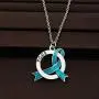 CENWA PCOS Gift Polycystic Ovary Syndrome Gift PCOS Zipper Pull/Necklace PCOS Awareness Jewelry CENWA PCOS Gift Polycystic Ovary Syndrome Gift PCOS Zipper Pull/Necklace PCOS Awareness Jewelry