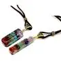 Pingyongchang 7 Chakra Stones Necklace Gemstone Energy Healing Crystal Pendant Y Style Necklaces Generator Emotional Body Purification Jewelry for Women Men Girls Boy Healing Meditation