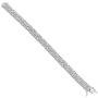 La4ve Diamonds 1 Carat Diamond, Exquisite Heart Design Crafted Sterling Silver Prong Set Round-Cut Diamond Bracelet Wedding Fine Jewelry for Women Girls |Gift Box Included