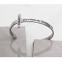 Asqunpin Bible Verse Cross Cuff Bangle Bracelet Christian Gift Baptism Gifts for Women Girls Inspirational Bracelet Religious Gift