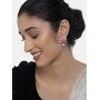 Aheli Flower Shape Dangle Drop Stud Earrings Ethnic Party Fashion Jewelry for Women