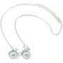 WEVENI Enamel Alloy Bicycle Necklace Bike Pendant Chain Unique Jewelry Gifts for Women Girls Ladies