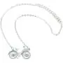 WEVENI Enamel Alloy Bicycle Necklace Bike Pendant Chain Unique Jewelry Gifts for Women Girls Ladies