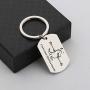 Gzrlyf T-rex Keychain I Love You Thiiiiis Much Funny Dinosaur Gifts for Couples Parents Dinosaur Lover