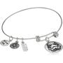 ''Star Wars Jewelry Stormtrooper Stainless Steel Expandable Charm Bracelet, 7.5'''' (SALES1SWMD)'', silver