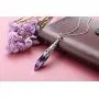Top Plaza Natural Healing Crystal Stone Necklace Antique Silver Gemstone Point Pendulum Necklaces Reiki Quartz Jewelry for Women Girls Top Plaza Natural Healing Crystal Stone Necklace Antique Silver Gemstone Point Pendulum Necklaces Reiki Quartz Jewelry for Women Girls