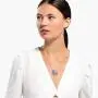 SWAROVSKI Womens Sunshine Jewelry Collection, Rhodium Finish, Blue Crystals, Clear Crystals SWAROVSKI Womens Sunshine Jewelry Collection, Rhodium Finish, Blue Crystals, Clear Crystals