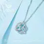 LOOVE Celtic Necklace for Women, Celtic Knot Necklace Sterling Silver Triquetra Pendant Good Luck Jewelry with 18'' Chain, Irish Gifts for Her LOOVE Celtic Necklace for Women, Celtic Knot Necklace Sterling Silver Triquetra Pendant Good Luck Jewelry with 18'' Chain, Irish Gifts for Her