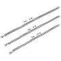 Monily 2-7mm 16-38In Square Rolo Stainless Steel Chain Necklace Round Box Necklace Men Women Jewellery Monily 2-7mm 16-38In Square Rolo Stainless Steel Chain Necklace Round Box Necklace Men Women Jewellery