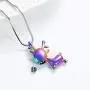 Cute Small Deer Cremation Jewelry for Ashes Stainless Steel Memorial Urn Necklace for Ashes Holder Keepsake Fawn Pendant Necklace for Women Cute Small Deer Cremation Jewelry for Ashes Stainless Steel Memorial Urn Necklace for Ashes Holder Keepsake Fawn Pendant Necklace for Women