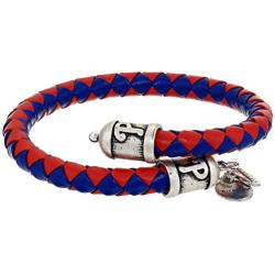 Alex and Ani MLB Philadelphia Phillies Braided Leather Wrap Bracelet