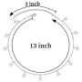 S925 Sterling Silver Celestial Jewelry Lucky Star Hollow Choker Necklace Disc Chain Statement Short Chain Necklace for Women Girls