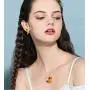 AILUOR Elegant Enamel Butterfly Jewelry Set, Fashion Charm Gold Plated Crystal Rhinestone Imitation Pearl Water Drop Butterfly Pendant Necklace Stud Earrings for Women Girl AILUOR Elegant Enamel Butterfly Jewelry Set, Fashion Charm Gold Plated Crystal Rhinestone Imitation Pearl Water Drop Butterfly Pendant Necklace Stud Earrings for Women Girl