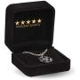 Pendant Sports Luke 1:37 Athletes Necklace Crafted in Stainless Steel and Presented in a Black Velvet Box. Baseball, Football, Hockey, Racing, Soccer, Basketball & Volleyball.