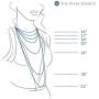 THE PEARL SOURCE 7-8mm AAA Quality Pink Freshwater Cultured Pearl Necklace for Women with Magnetic Clasp in 16'' Choker Length