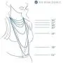 THE PEARL SOURCE AAA Quality Round White Freshwater Cultured Pearl Necklace for Women THE PEARL SOURCE AAA Quality Round White Freshwater Cultured Pearl Necklace for Women