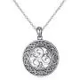 925 Sterling Silver Jewelry Oxidized Good Luck Irish Knot Celtic Medallion Round Pendant Necklace, 20 inch 925 Sterling Silver Jewelry Oxidized Good Luck Irish Knot Celtic Medallion Round Pendant Necklace, 20 inch