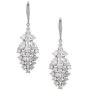 SWEETV Crystal Wedding Bridal Earrings for Brides Bridesmaid, Rhinestone Chandelier Drop Dangle Earrings for Women, Prom Bridal Wedding Jewelry