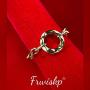 Frwiskp Link Chain Bracelet - 18K Real Gold Plated Oval Chain Link Bracelet 6 Inch fashion Jewelry Gift for Women and Girls