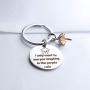 TongXin The Umbrella Academy Inspired Jewelry I Only Want to See You Laughing in The Purple Rain Keychain for Umbrella Academy Fans