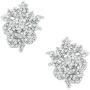EVER FAITH Womens Austrian Crystal Graceful Rose Flower Necklace Stud Earrings Set