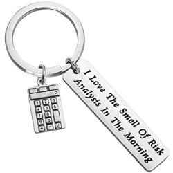 MAOFAED Actuary Gift Accountant Gift Statistician Gift Consultants Gift Insurance Agent Gift I Love The Smell of Risk Analysis in The Morning