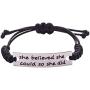 BaubleStar She Believed she Could so she did Inspirational Bracelet Gift Jewelry