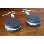 Mini Oreo Cookie Dangle Drop Kawaii Earrings Oh Yeah! By Pashal