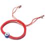 Halukakah Evil Eye Bracelet for Women Men Handmade Braid Red Blue Black String Size Adjustable Protection Mal de Ojo Jewelry with Free Giftbox