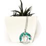 Luvalti Tree of Life - Gemstone Chakra Jewelry Blue Silver Chain Necklace