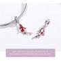 ToHa 925 Sterling Silver Carp Bead Charms,Good Luck Charms Cubic Zirconia Fish Animal Charm Koi Beaded Pendant for European Bracelet & Necklace,DIY Jewelry for Women