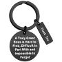 ENSIANTH Boss Gift A Truly Great Boss is Hard to Find Difficult To Part With and Impossible To Forget Keychain Thank You gift retirement gift for Boss