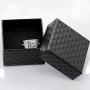 Uloveido Mens Square Wedding Band Cubic Zirconia Comfort Fit Gold/Platinum/Rose Gold Plated Engagement Ring Size 6 7 8 9 KR201