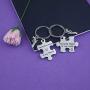 Thelma and Louise Keychain Best Friend Gift Soul Sisters Keychain Pistol Keychain Friendship Jewelry Moving Away Gift (Thelma Louise Set KR)