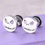 Jack Skull Stud Earrings For Men Stainless Steel Earrings for Women Mens Punk Style Hip Hop Jewelry with Gift Box