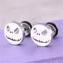 Jack Skull Stud Earrings For Men Stainless Steel Earrings for Women Mens Punk Style Hip Hop Jewelry with Gift Box Jack Skull Stud Earrings For Men Stainless Steel Earrings for Women Mens Punk Style Hip Hop Jewelry with Gift Box