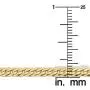Solid 14k Yellow Gold Filled Bombay Curb Chain Bracelet for Men and Women (3.9 mm, 7.5 inch) Solid 14k Yellow Gold Filled Bombay Curb Chain Bracelet for Men and Women (3.9 mm, 7.5 inch)