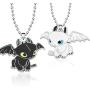 AKTAP How to Train Your Dragon Inspired Necklace Fury Night Fury Toothless Pendant Necklace Cosplay Jewelry