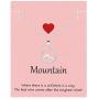 Your Always Charm Mountain Necklace,Snowy Mountain Necklace for Women,Nature Jewelry Gift for Skiers, Hikers, Campers, Climbers and Nature Lovers