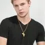 U7 Hip Hop Jewelry 22'' Long Chain Platinum/Rose Gold/Black Gun/18K Gold Plated African Map Pendant Necklace,Men Women Gift U7 Hip Hop Jewelry 22'' Long Chain Platinum/Rose Gold/Black Gun/18K Gold Plated African Map Pendant Necklace,Men Women Gift